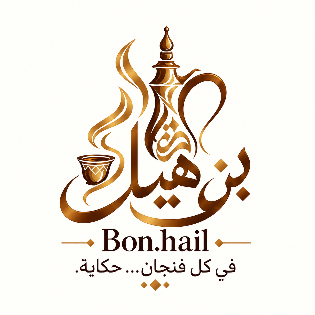 Bon.hail full brand lockup